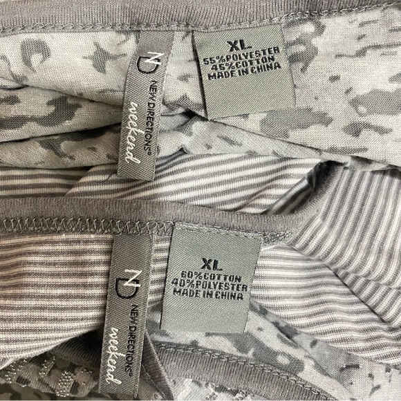 New Directions T-Shirt & Tank Light Gray Layered Set - Picture 7 of 7